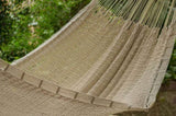 Mayan Legacy Queen Size Outdoor Cotton Mexican Hammock in Marble Colour V97-TQCREAM