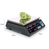 SOGA 2x Digital Commercial Kitchen Scales Shop Electronic Weight Scale Food 40kg/5g SCALE40KGX2