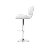 Artiss 4x Bar Stools Gas Lift Leather Padded White BA-TW-4059-WHX4