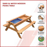 Sand & Water Wooden Picnic Table V63-841511