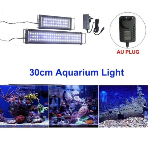 30cm Aquarium Light Lighting Full Spectrum Aqua Plant Fish Tank Bar LED Lamp V201-YGD0013BW8AU