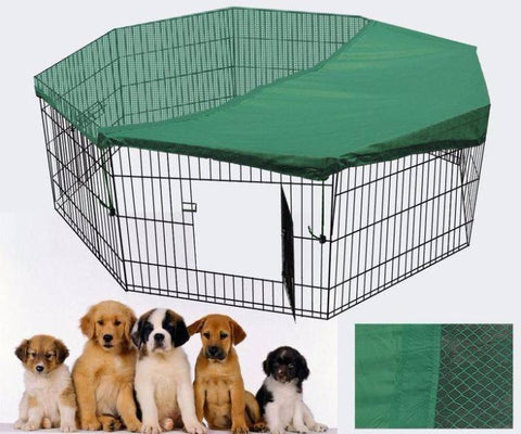 YES4PETS 42' Dog Rabbit Playpen Exercise Puppy Enclosure Fence with cover V278-PL42WCOVER