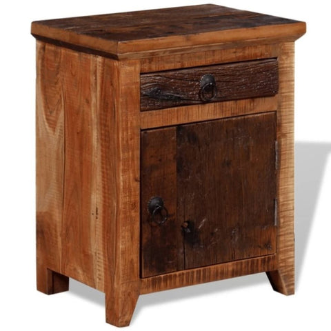 Nightstand Solid Acacia Reclaimed Wood 43_243968