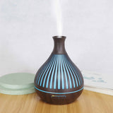 Essential Oil Aroma Diffuser - 400ml Remote Dark Wood Ultrasonic Mist Humidifier V238-SUPDZ-39712787497040