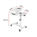 Laptop Desk Portable Mobile Computer Table Stand Adjustable Bed Study V63-841971