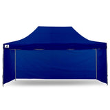 Gazebo Tent Marquee 3x4.5m PopUp Outdoor Wallaroo Blue GAZ-POP-3X45-BU