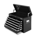 Giantz 9 Drawer Tool Box Cabinet Chest Toolbox Storage Garage Organiser Black TB-9DR-CHEST-BK