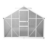 Greenfingers Greenhouse 4.2x2.5x1.95M Aluminium Polycarbonate Green House Garden Shed GH-ALU-C-422X250-AB