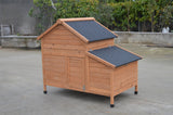 YES4PETS Brown Chicken Coop Rabbit Hutch Cat Cage Hen Chook House V278-CC337-BROWN