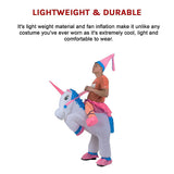 UNICORN Fancy Dress Inflatable Suit -Fan Operated Costume V63-691634