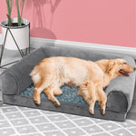 PaWz Pet Bed Sofa Dog Bedding Soft Warm L Grey Large PT1027-L-GY