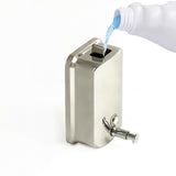 304 Stainless Steel Commercial Liquid Soap Hand Sanitiser Dispenser Wall Mount Bathroom Kitchen V63-838581