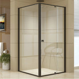 Semi Frameless Shower Screen x 195cm Side AS/NZS Glass V63-824591