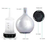 Devanti Aroma Diffuser Aromatherapy 3D Glass 100ml DIFF-G3-DW