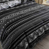 Hugo Reversible King Size Duvet Quilt Cover Set V493-MK-471A