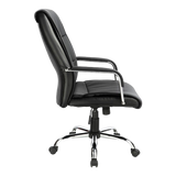 PU Leather Office Chair Executive Padded Black V63-774965