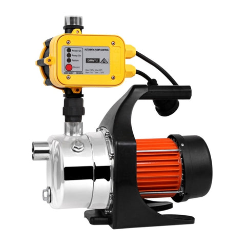 Giantz Garden Water Jet Pump High Pressure 800W Tank Rain Farm Irrigation Yellow PUMP-GARDEN-800-YEL