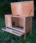 YES4PETS Single Wooden Pet Rabbit Hutch Guinea Pig Cage with Slide out Tray V278-RH040