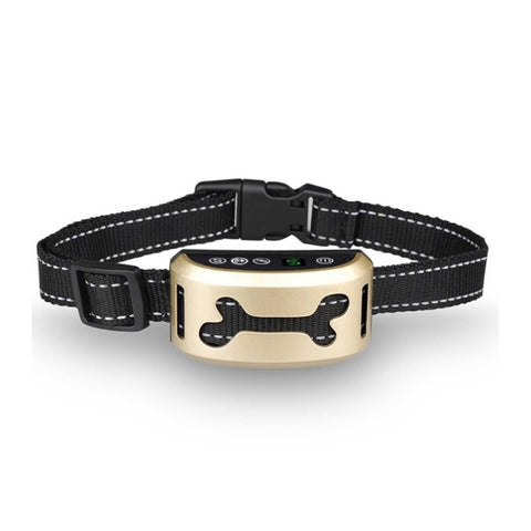 Dog Bark Collar - Sound and Vibration Automatic USB Rechargeable Training Device V238-SUPDZ-12352440107088
