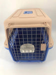 YES4PETS Large Dog Cat Crate Pet Carrier Rabbit Airline Cage With Tray And Bowl Blue V278-AA3_BLUE