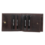 Pierre Cardin Mens Wallet Tri Fold Leather w/ RFID Protection - Chocolate V563-PC-8781-CHOCOLATE