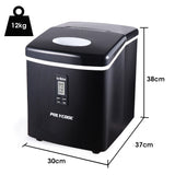 POLYCOOL 3.2L Portable Ice Cube Maker Machine Automatic with LCD Control Panel, Black V219-ICEMAKPLYA3BK