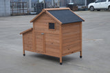 YES4PETS Brown Chicken Coop Rabbit Hutch Cat Cage Hen Chook House V278-CC337-BROWN