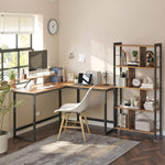 L-Shaped Desk with Screen Stand V178-87178