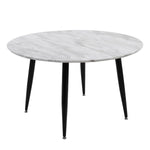 Minimalist Marble Effect Round Coffee Table V264-TAB-718C-WHE