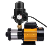 Giantz Garden Water Pump High Pressure 2000W Multi Stage Tank Rain Irrigation Black PUMP-ST5-SS-OG-TPC