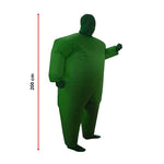 Go Green Inflatable Costume Fancy Dress Suit Fan Operated V63-768695