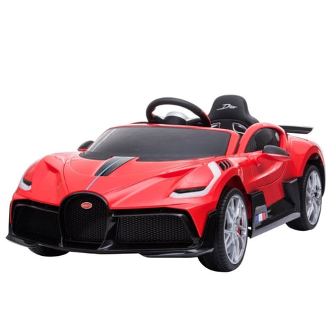 Licensed Bugatti Divo Electric Kids Ride-on Car - Red CAR-BGT-338-RD