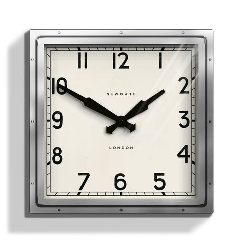 Newgate Quad Clock Chrome V398-NGQUAD42CH