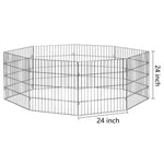 Small Pet Playpen - Dog Cat Foldable Metal Indoor Outdoor Fence - Puppy Kitten V238-SUPDZ-32920220467280