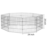 Small Pet Playpen - Dog Cat Foldable Metal Indoor Outdoor Fence - Puppy Kitten V238-SUPDZ-32920220467280