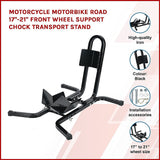 Motorcycle Motorbike Road 17"-21" Front Wheel Support Chock Transport Stand V63-837181