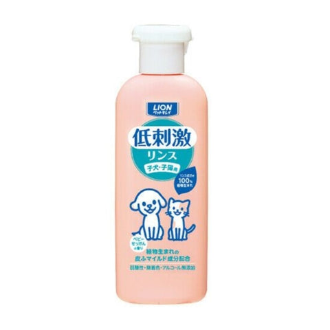 [6-PACK] Lion Japan Pet Beauty Hypoallergenic Rinse for Puppies and Kittens 220ml V229-4903351004283