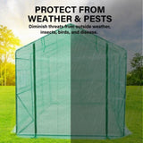 Garden Greenhouse Shed PE Cover Only 350m Apex V274-GN-GHCV352020-GN