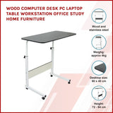 Wood Computer Desk PC Laptop Table Workstation Office Study Home Furniture 836261