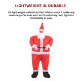 SANTA Fancy Dress Inflatable Suit -Fan Operated Costume V63-306601