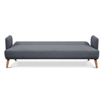 Brianna 3 Seater Sofa Bed Fabric Uplholstered Lounge Couch - Dark Grey V315-VOL-FRA-13