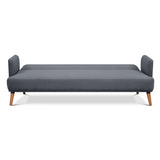 Brianna 3 Seater Sofa Bed Fabric Uplholstered Lounge Couch - Dark Grey V315-VOL-FRA-13