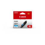 CANON CLI651XL Cyan Ink Cartridge V177-D-CI651XLC