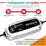 CTEK MXS 3.8 12V 3.8 Amp Smart Battery Charger Car Motorcycle Caravan Camper AGM V219-CTEK-56-988