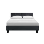 Artiss Bed Frame Double Size Charcoal TINO BFRAME-H-TINO-D-CA-AB