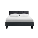 Artiss Bed Frame Double Size Charcoal TINO BFRAME-H-TINO-D-CA-AB