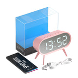 Newgate Space Hotel Cyborg Led Alarm Clock Pink V398-NGSH-CYBO-S1-PK