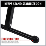 Foldable Roller Support Stand Adjustable Bench Holder 67-110cm Heavy Duty Steel V465-59155