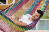 Outdoor undercover cotton Mayan Legacy hammock King size Mexicana V97-TKMEXICANA