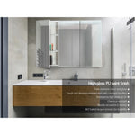 Cefito Bathroom Mirror Cabinet 1200x720mm White BV-MC-6006-WH-AB